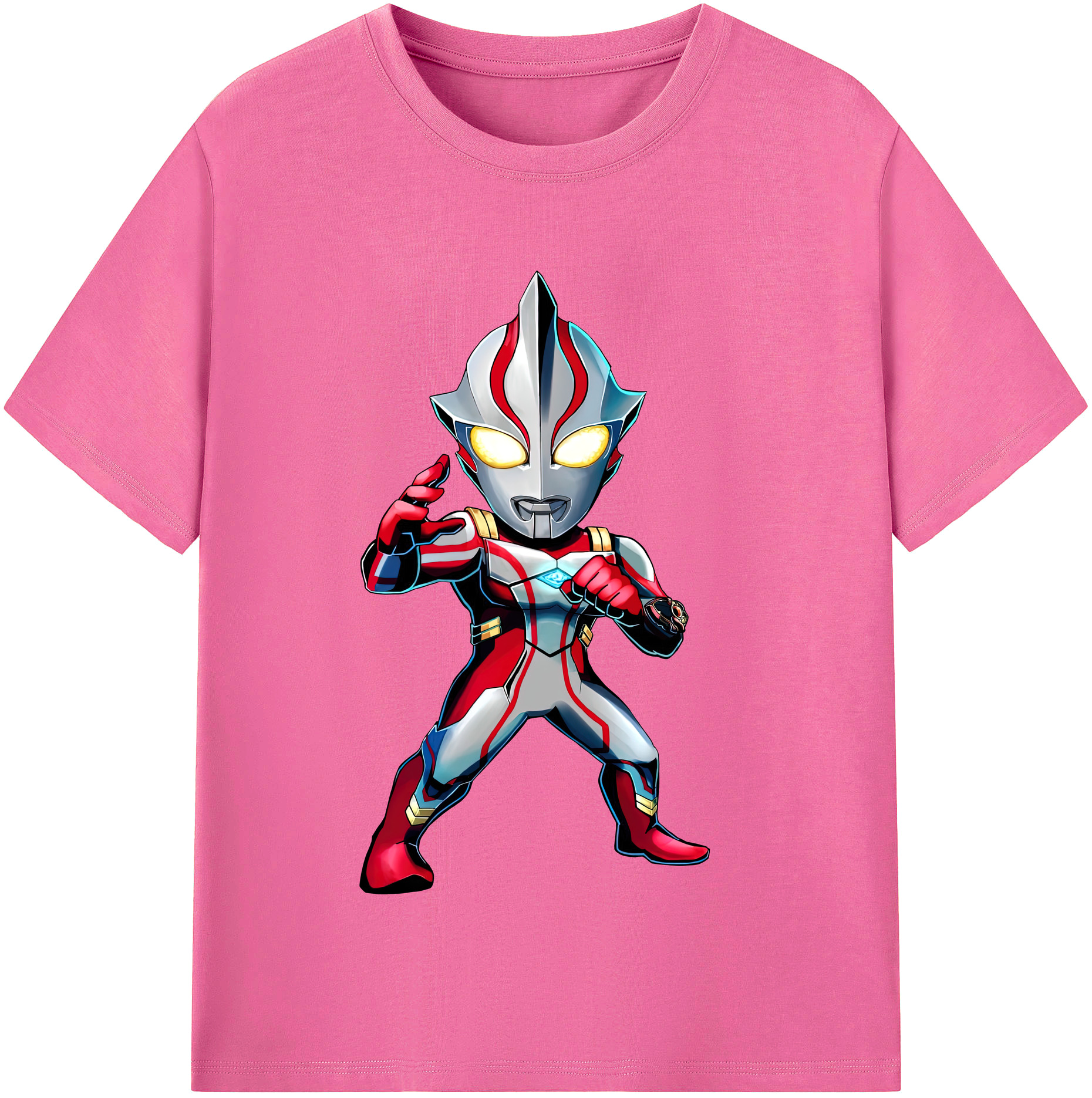 （画像用） ウルトラマン Ultraman レディースカジュアルプリントTシャツ（綿100％）